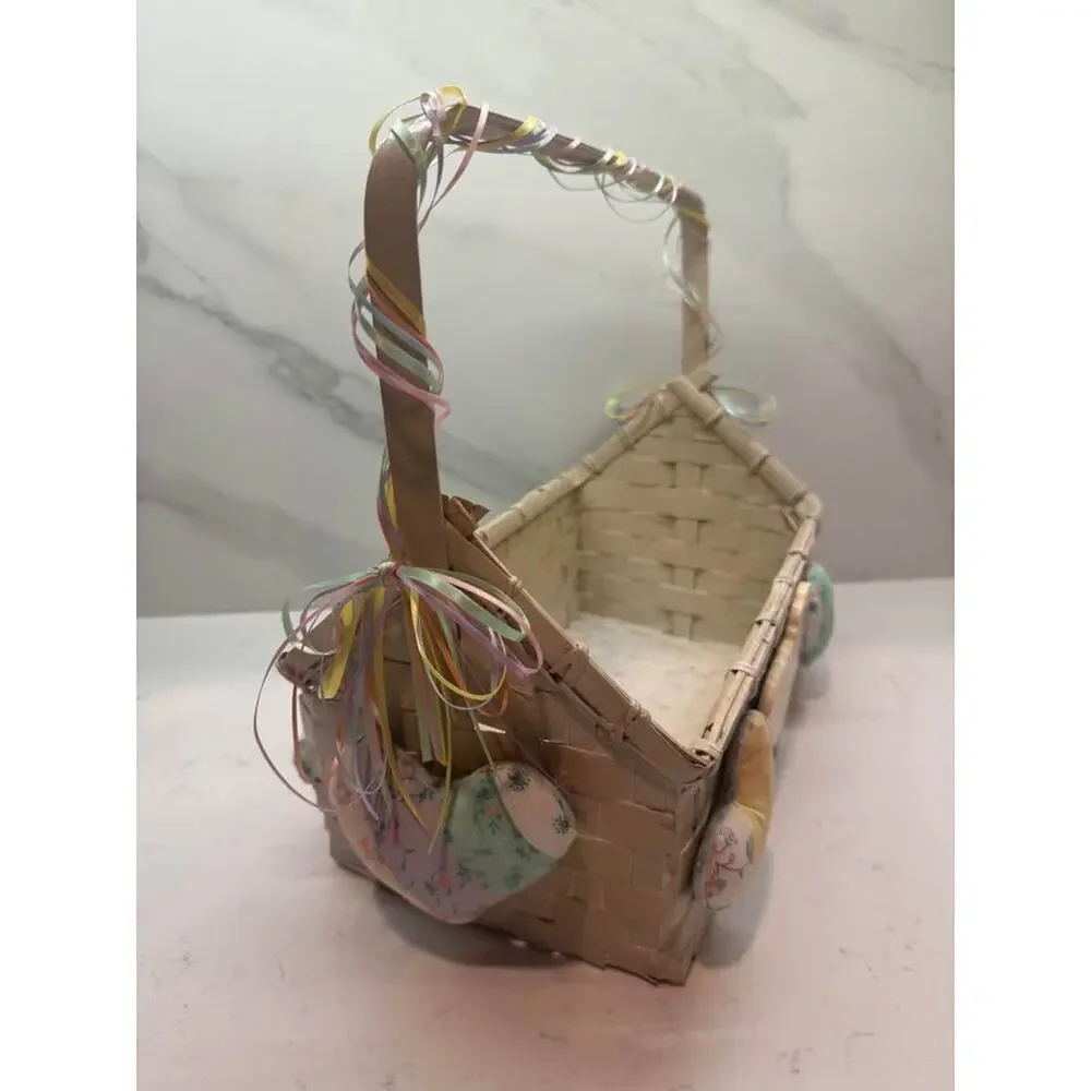 90s Nursery Lamb Heart Basket Organizer